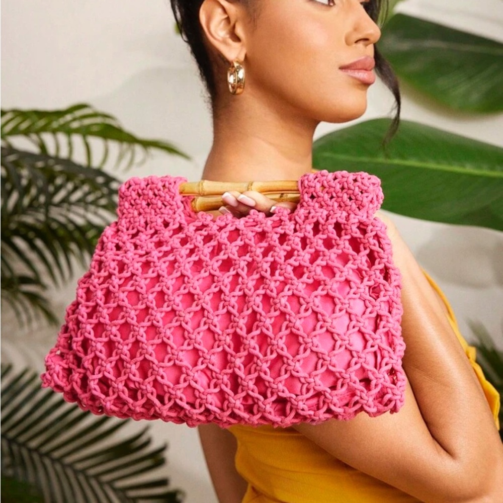 Hot Pink Vacation Crotchet Bag